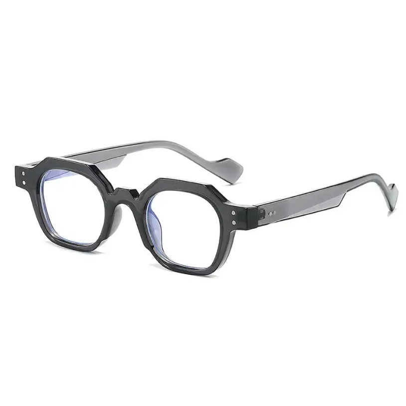 Edwin - lunettes hexagonales en plastique